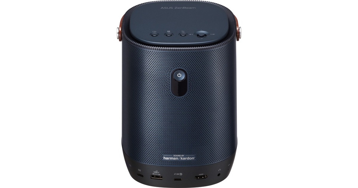 ASUS Zen Beam Latte L2, DLP-Beamer(schwarz, FullHD, HDR, KeyStone, Android)