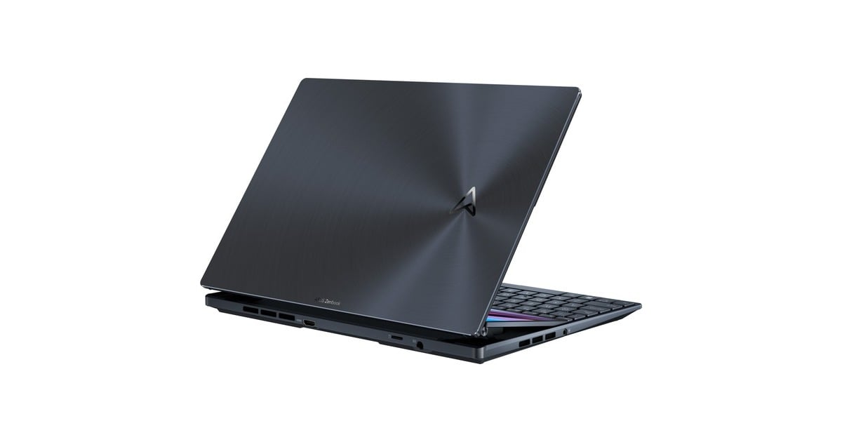ASUS Zenbook Pro 14 Duo OLED (UX8402ZE-M3150W), Notebook(schwarz, Windows 11 Home 64-Bit, 36.8 cm (14.5 Zoll) & 120 Hz Display, 2 TB SSD, Outlet)