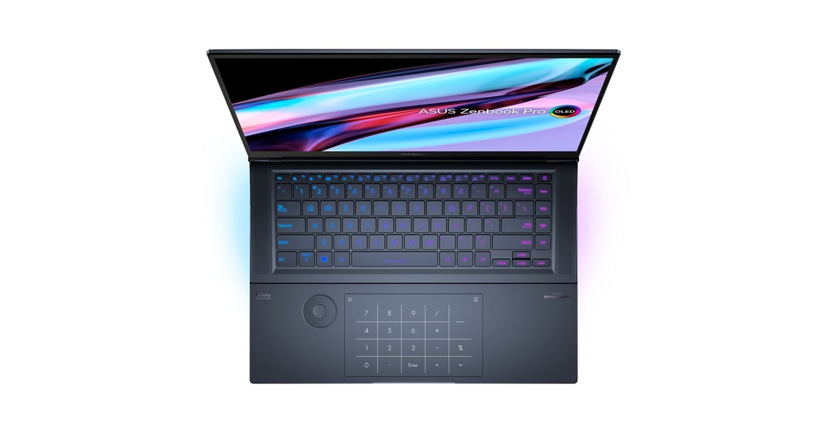 ASUS Zenbook Pro 16X OLED (UX7602BZ-MY025X), Notebook(schwarz, Windows 11 Pro 64-Bit, 40.6 cm (16 Zoll) & 120 Hz Display, 2 TB SSD)