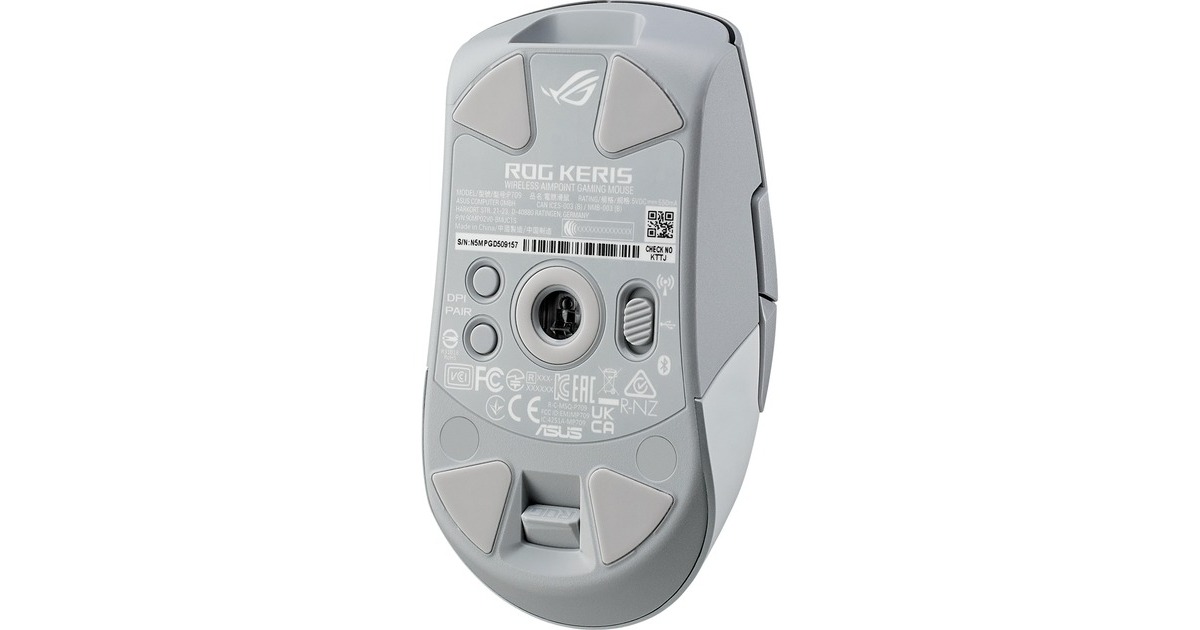 ASUSROG Keris Wireless Aimpoint, Gaming-Maus(weiß)