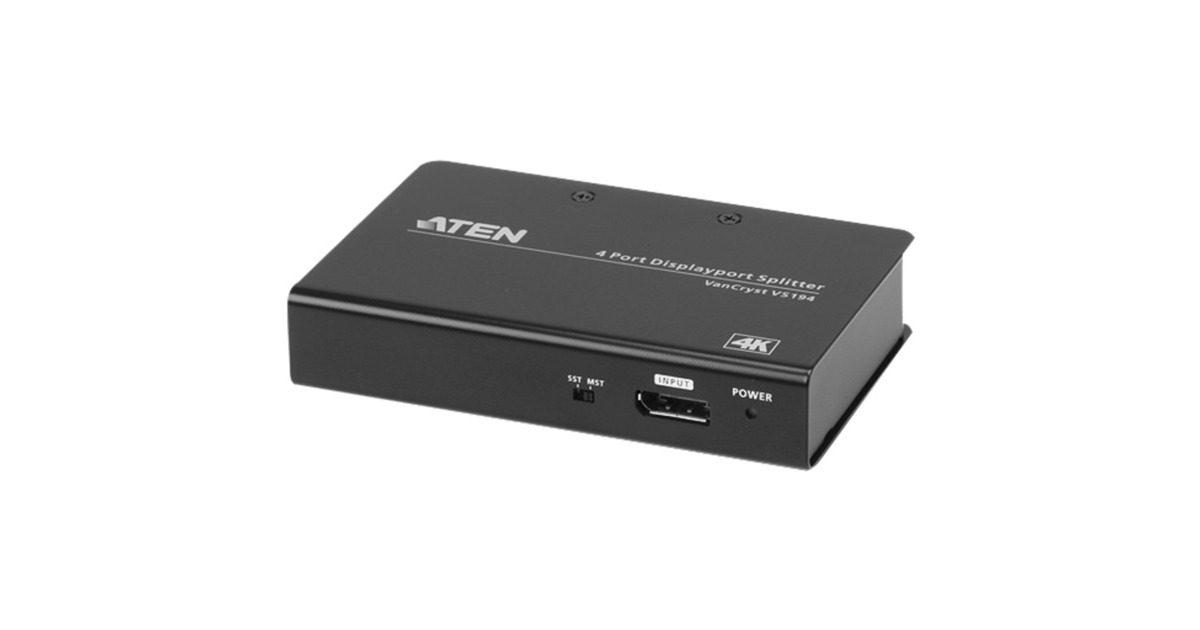 ATEN 2-Port 4K DisplayPort Splitter, KVM-Switch ATEN 2-Port 4K DisplayPort Splitter, KVM-Switch
