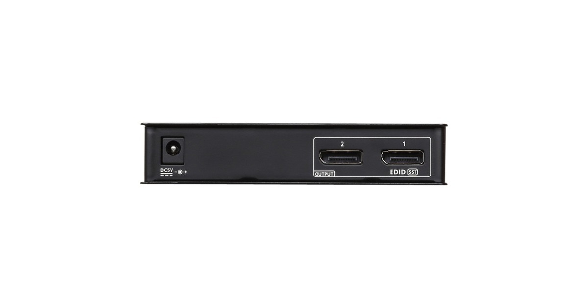 ATEN 2-Port 4K DisplayPort Splitter, KVM-Switch