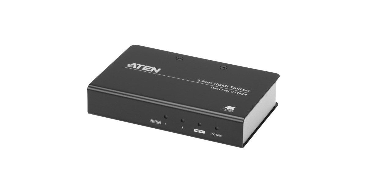 ATEN 2-Port 4K HDMI Splitter, Splitter & Switches ATEN 2-Port 4K HDMI Splitter, Splitter & Switches