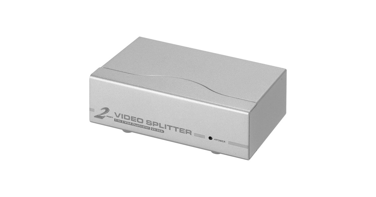 ATEN 2-Port VGA Video-Splitter VS92A-AT-G(silber)