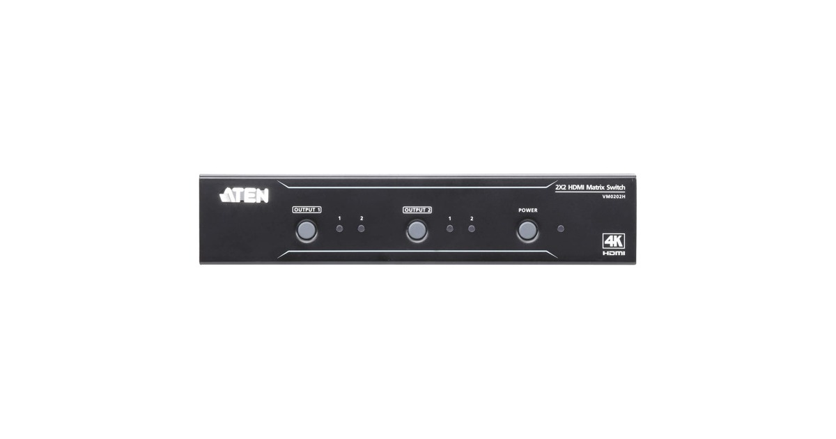 ATEN 2x2 4K HDMI Matrix Switch, HDMI Switch