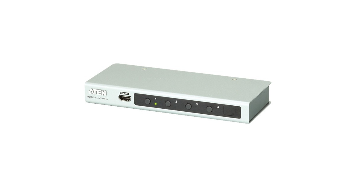 ATEN 4-Port HDMI Switch VS481B(4K UHD)