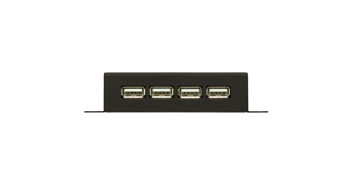 ATEN 4-Port USB 2 Cat5 Extender bis 50m, USB-Hub(schwarz)