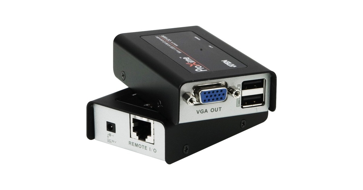 ATEN CE100 MINI USB KVM Extender, KVM-Switch(schwarz/silber) ATEN CE100 MINI USB KVM Extender, KVM-Switch(schwarz/silber)