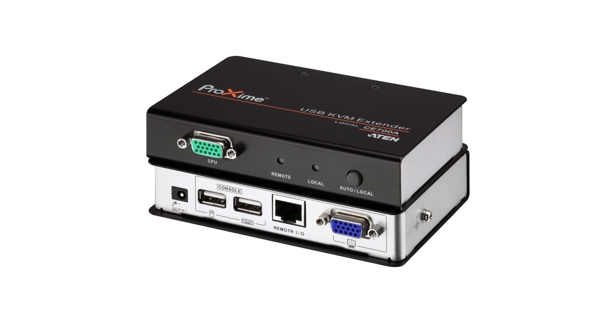 ATEN CE700A, KVM-Switch(schwarz/silber) ATEN CE700A, KVM-Switch(schwarz/silber)