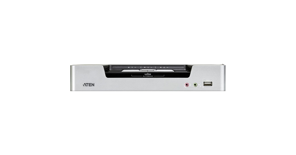 ATEN CS1642A 2P USB-DVI KVMP Switch, KVM-Switch