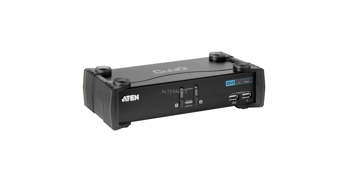 ATEN CS1762A, KVM-Switch(schwarz, Sound, Retail)