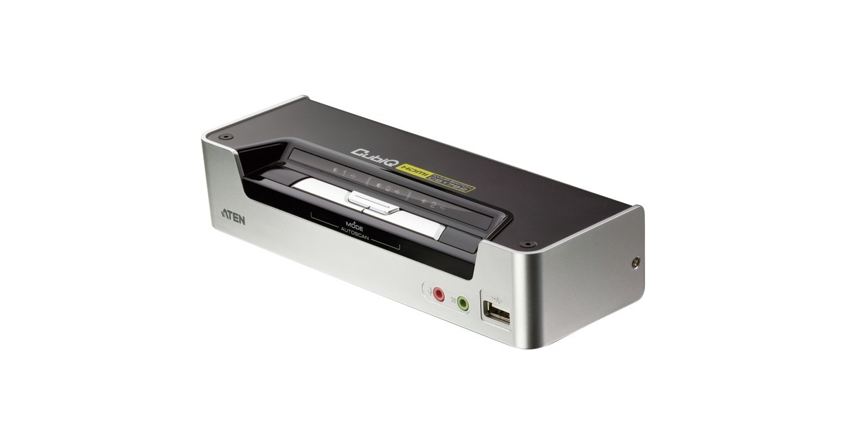 ATEN CS1792, KVM-Switch(silber/schwarz, 2-Port, Sound, HDMI)