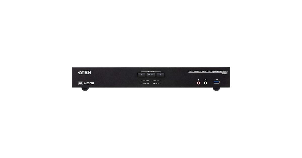 ATEN CS1842 HDMI KVMP-Switch 2-fach, KVM-Switch