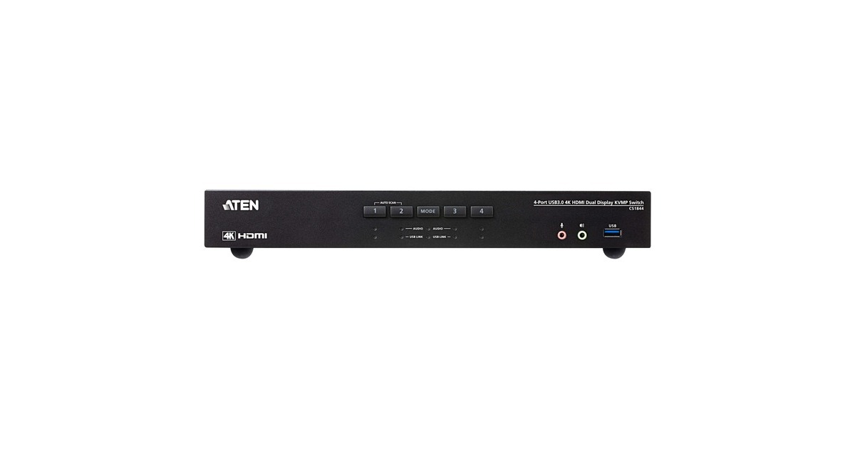 ATEN CS1844 HDMI KVMP-Switch 4-fach, KVM-Switch