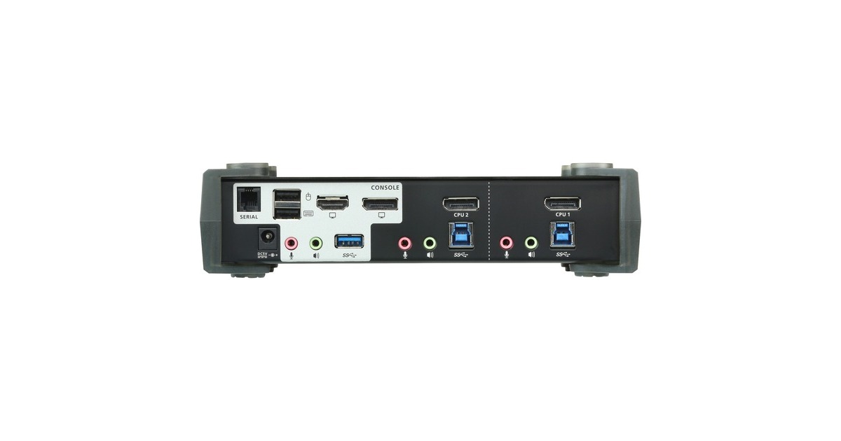 ATEN CS1922M 2-Port USB 3.0 4K DisplayPort MST KVMP Switch, KVM-Switch