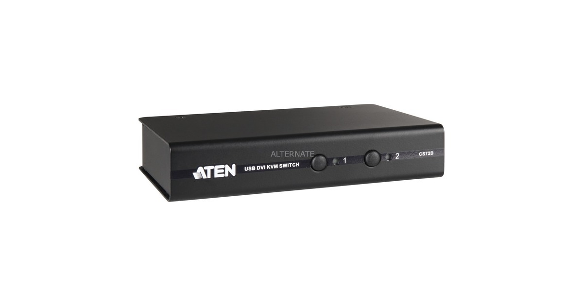 ATEN CS72D-AT, KVM-Switch(schwarz)