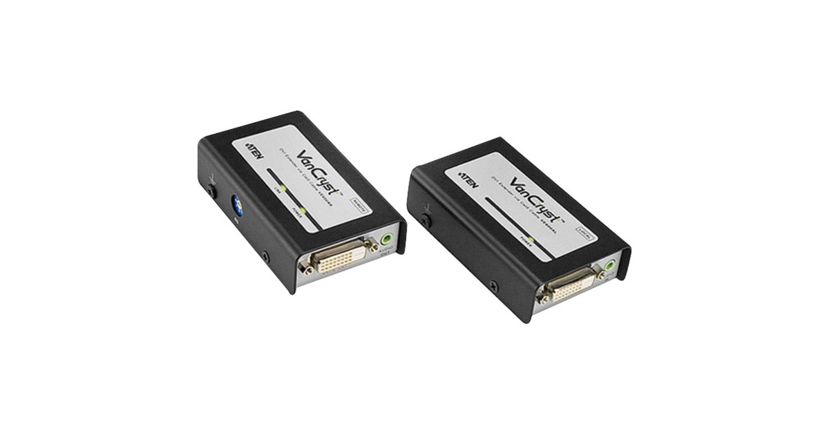 ATEN DVI-Extender VE600A, Adapter(schwarz)