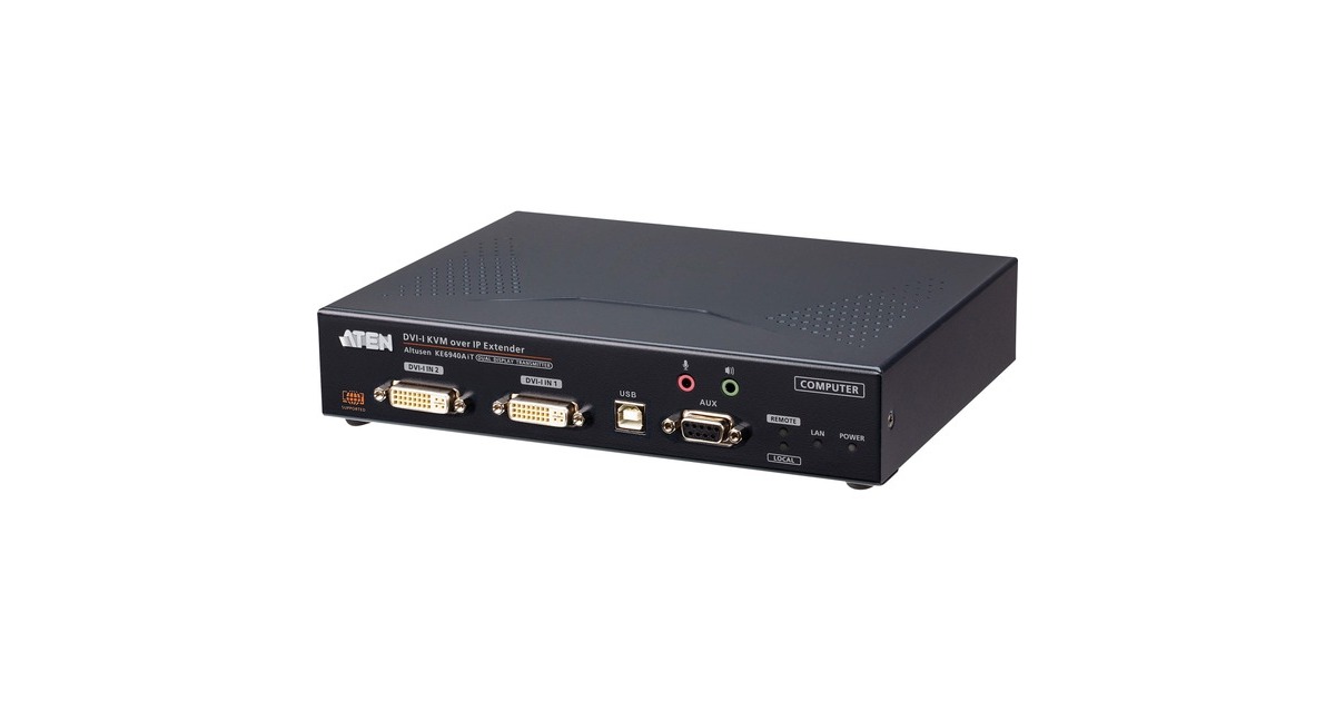 ATEN DVI-I Dual-Display KVM over IP KE6940AiT, DVI Erweiterung