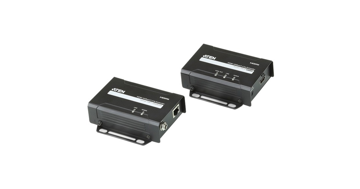 ATEN HDMI HDBaseT-Lite Extender VE801, HDMI Verlängerung(schwarz)