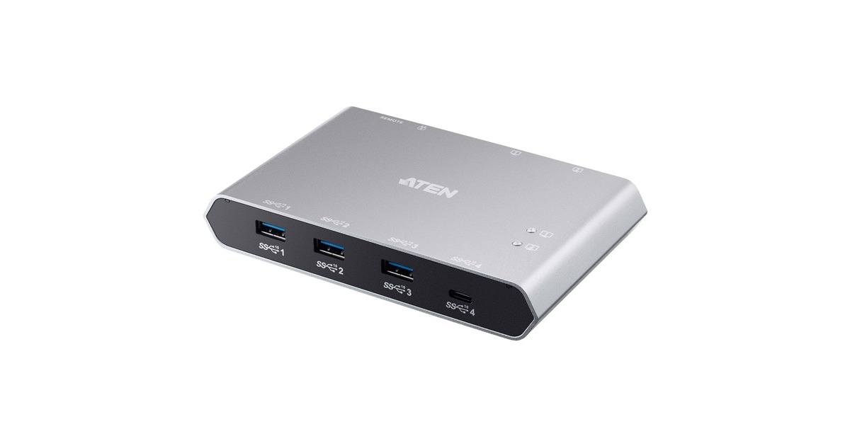ATEN US3342 2-Port USB-C Gen 2 Sharing Switch, USB-Hub