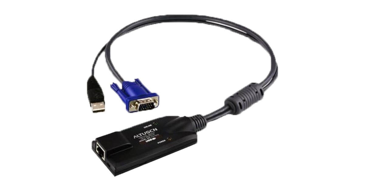 ATEN USB KVM Adapter KA7570(schwarz/blau)