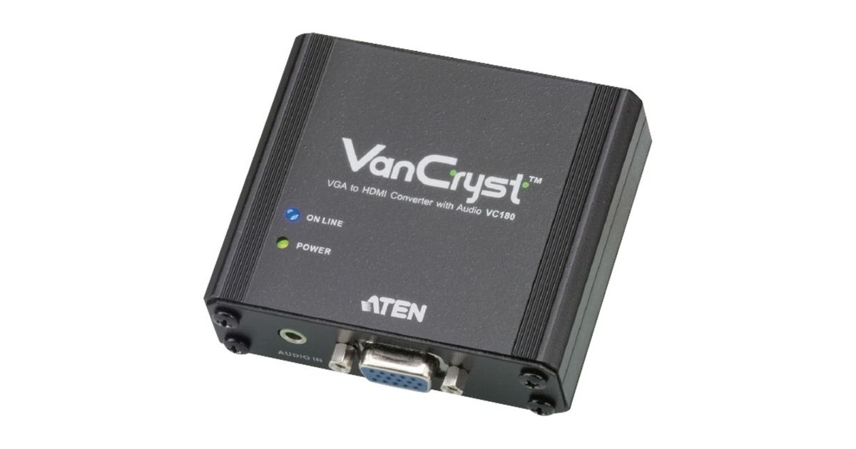 ATEN VC180, Adapter(schwarz)