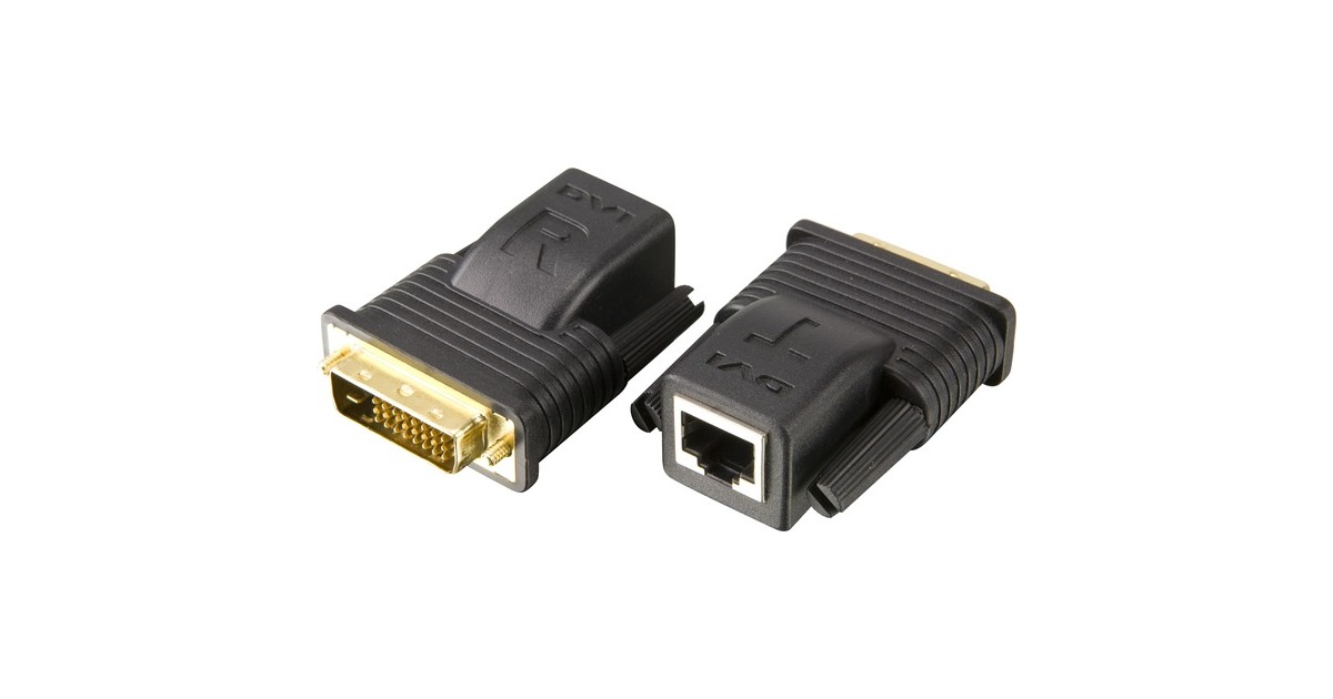 ATEN VE066-at Mini DVI-Extender Cat.5, Adapter