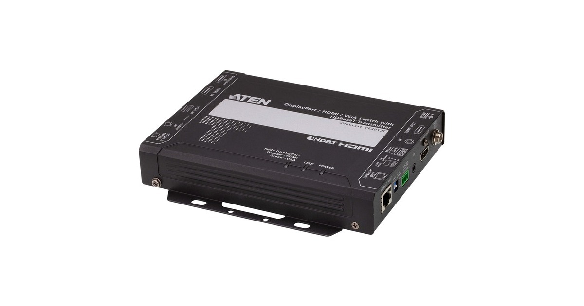 ATEN VE3912T Switch mit HDBaseT Sender, DisplayPort Switch