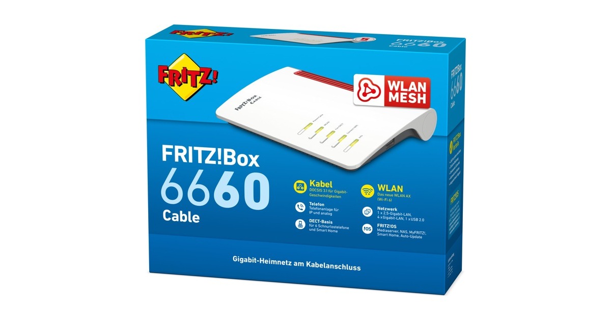 AVM FRITZ!Box 6660 Cable, Mesh Router
