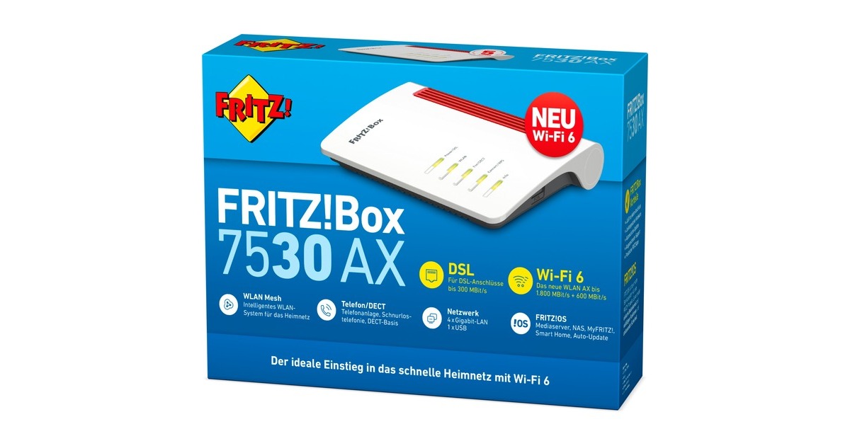 AVM FRITZ!Box 7530 WLAN AX, Router