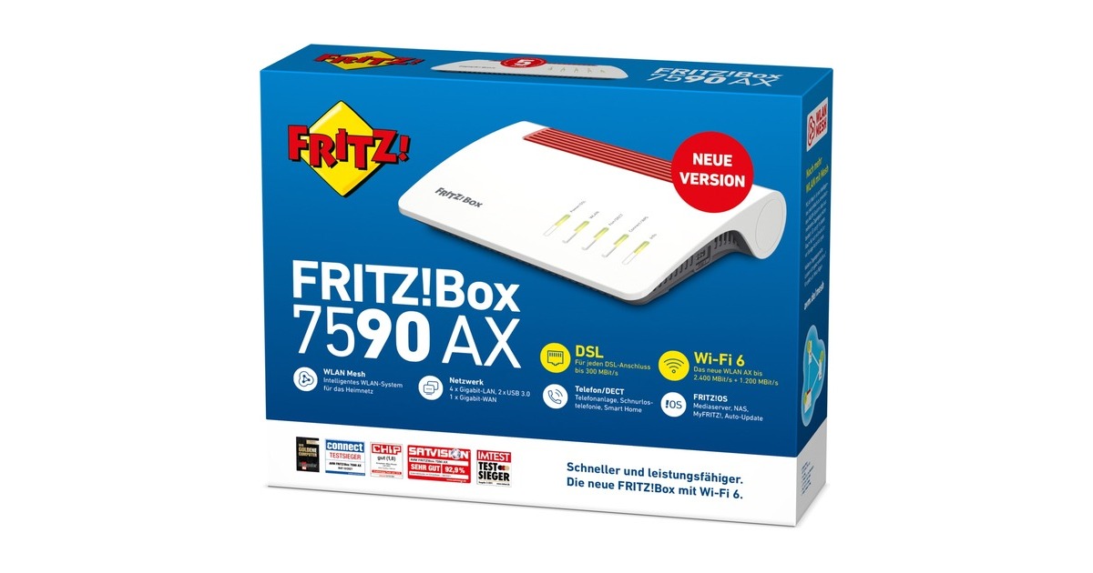 AVM FRITZ!Box 7590 AX Version 2, Mesh Router