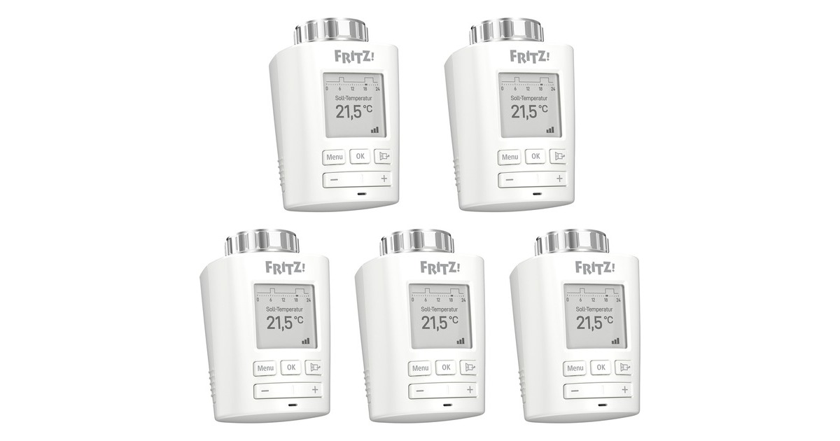 AVM FRITZ!DECT 301, Heizungsthermostat(5er Pack)