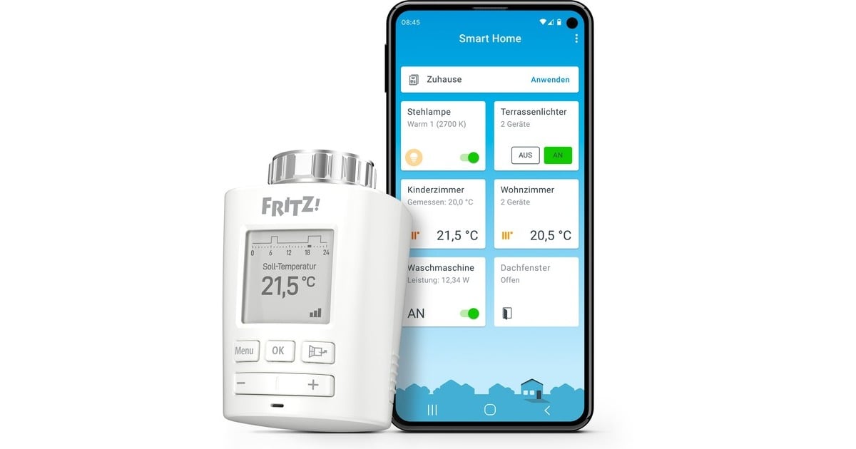AVM FRITZ!DECT 301, Heizungsthermostat(5er Pack, Outlet) AVM FRITZ!DECT 301, Heizungsthermostat(5er Pack, Outlet)
