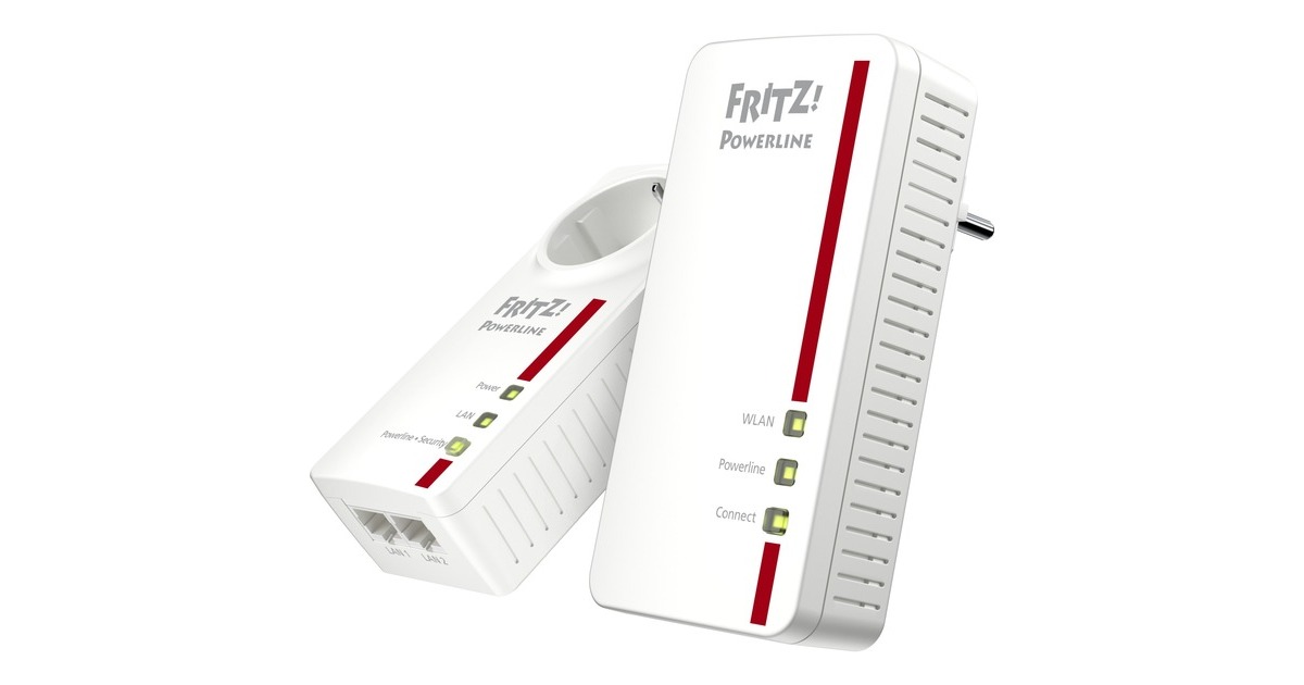 AVM FRITZ!Powerline 1260E WLAN Set(zwei Adapter) AVM FRITZ!Powerline 1260E WLAN Set(zwei Adapter)