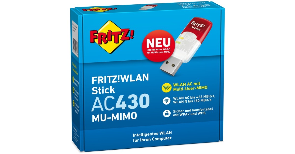 AVM FRITZ!WLAN Stick AC 430 MU-MIMO, WLAN-Adapter