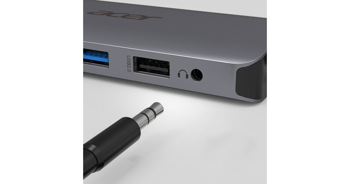 Acer 12-in-1 Type C Dongle, Dockingstation(silber, HDMI, USB-A)