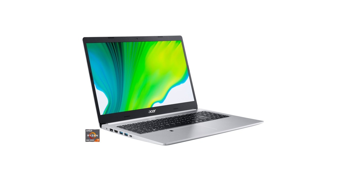 Acer Aspire 5 (A515-45G-R4XV), Notebook(silber, Windows 11 Home 64-Bit, 39.6 cm (15.6 Zoll), 512 GB SSD) Acer Aspire 5 (A515-45G-R4XV), Notebook(silber, Windows 11 Home 64-Bit, 39.6 cm (15.6 Zoll), 512 GB SSD)