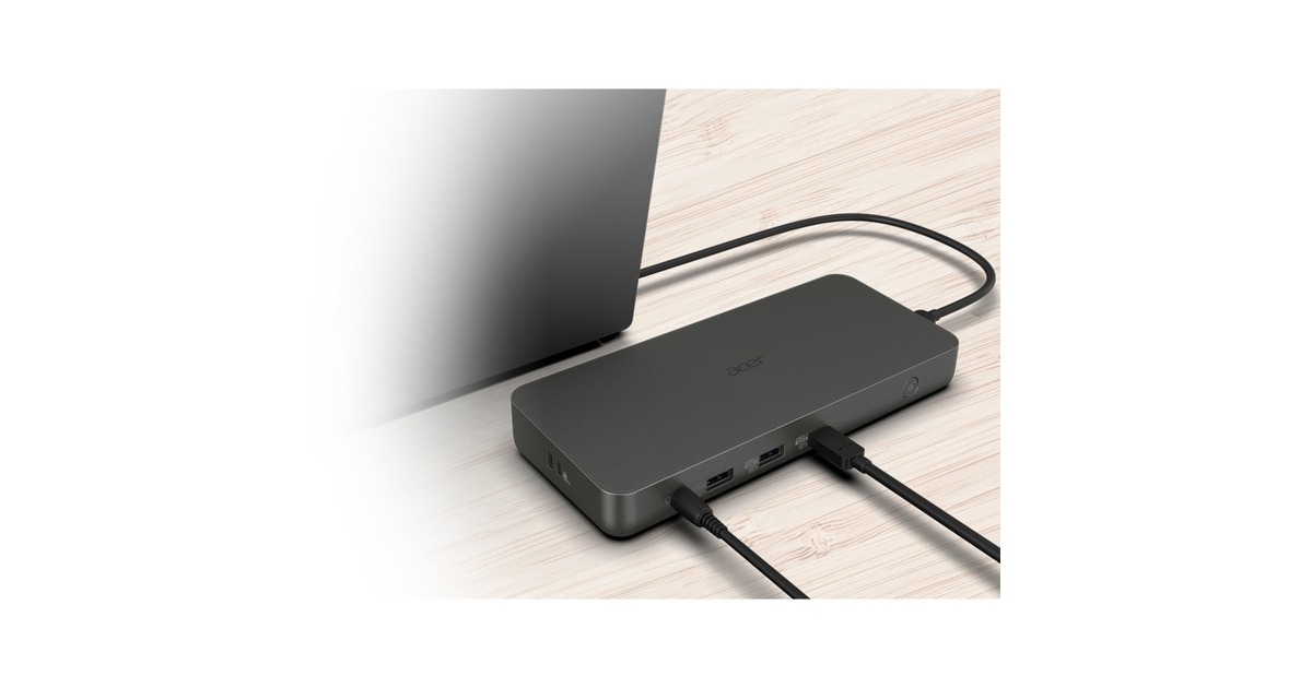 Acer Chrome USB Type-C Dock II, D501, Dockingstation(silber, HDMI, DisplayPort, USB, LAN)