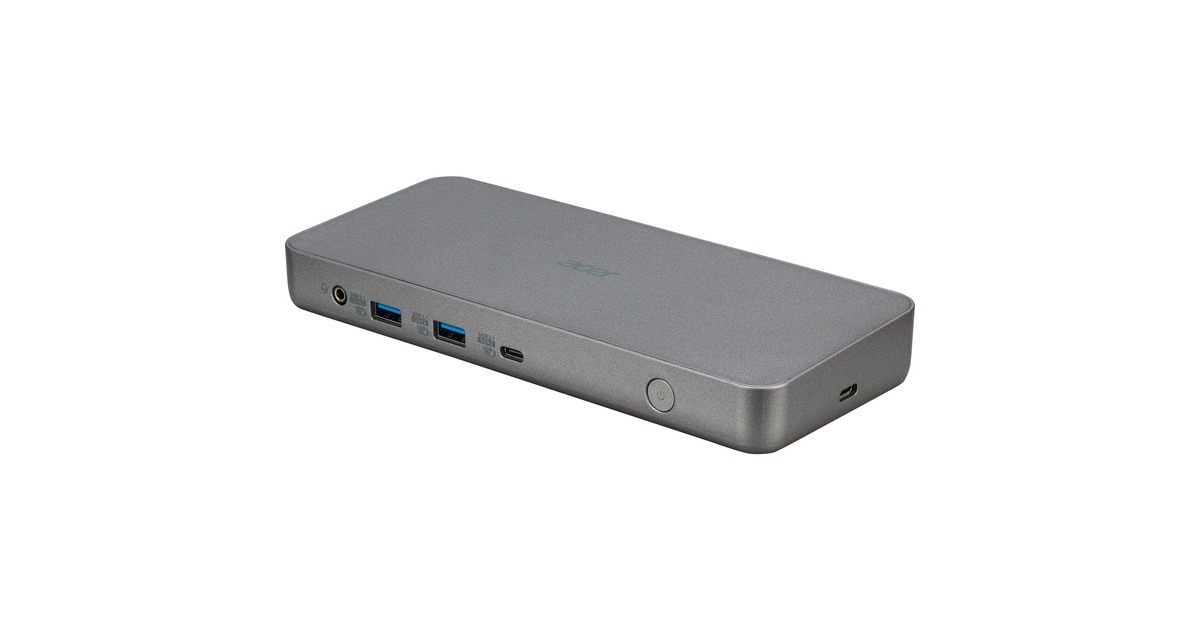 Acer Chrome USB Type-C Dock II, D501, Dockingstation(silber, HDMI, DisplayPort, USB, LAN)