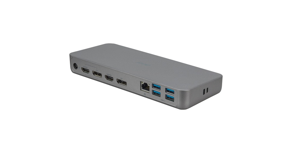 Acer Chrome USB Type-C Dock II, D501, Dockingstation(silber, HDMI, DisplayPort, USB, LAN)