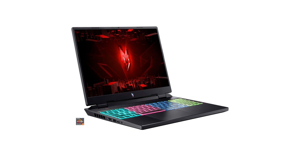 Acer Nitro 16 (AN16-41-R7YE), Gaming-Notebook(schwarz, Windows 11 Home 64-Bit, 40.6 cm (16 Zoll) & 165 Hz Display, 512 GB SSD)