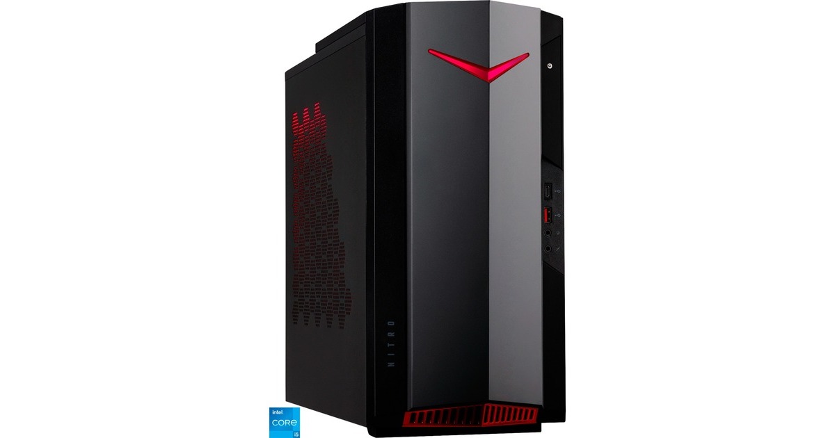 Acer Nitro 50 N50-640 (DG.E2VEG.010), Gaming-PC(schwarz/rot, Windows 11 Home 64-Bit) Acer Nitro 50 N50-640 (DG.E2VEG.010), Gaming-PC(schwarz/rot, Windows 11 Home 64-Bit)