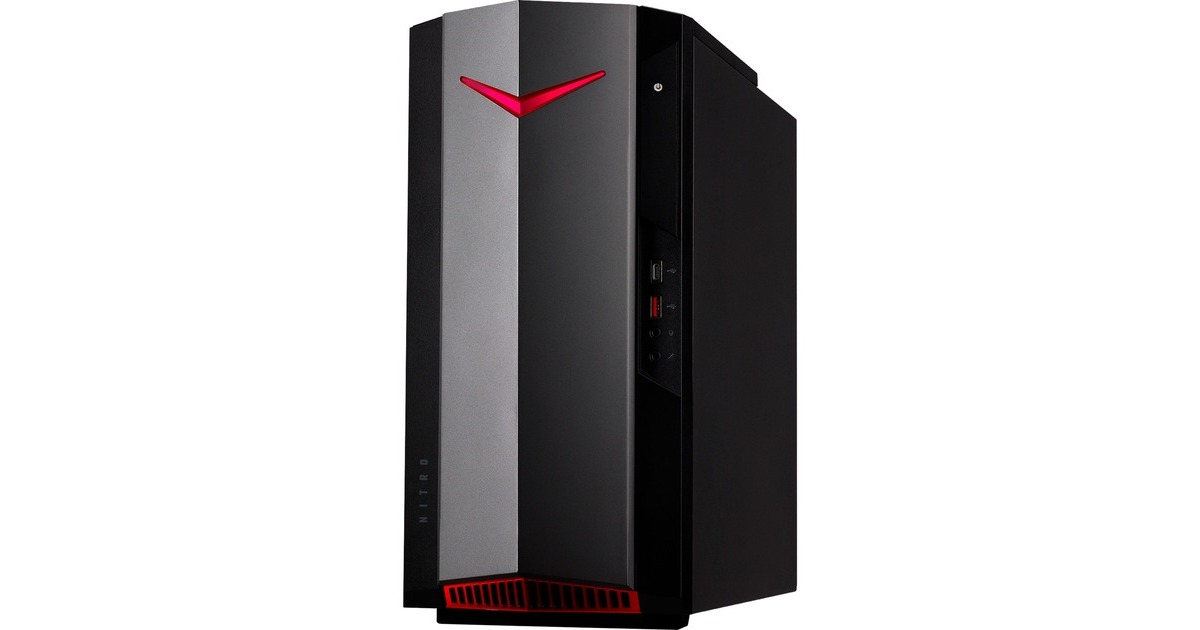 Acer Nitro 50 N50-640 (DG.E2VEG.010), Gaming-PC(schwarz/rot, Windows 11 Home 64-Bit)