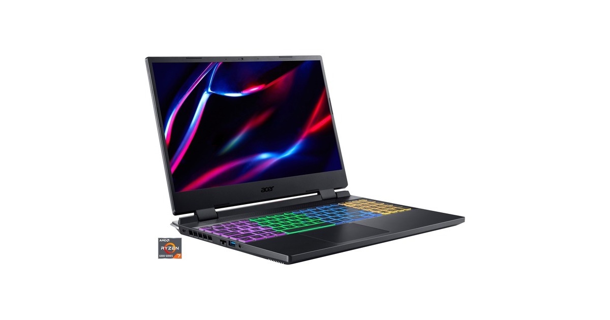 Acer Nitro 5 (AN515-46-R1A1), Gaming-Notebook(schwarz, Windows 11 Home 64-Bit, 39.6 cm (15.6 Zoll) & 165 Hz Display, 1 TB SSD)