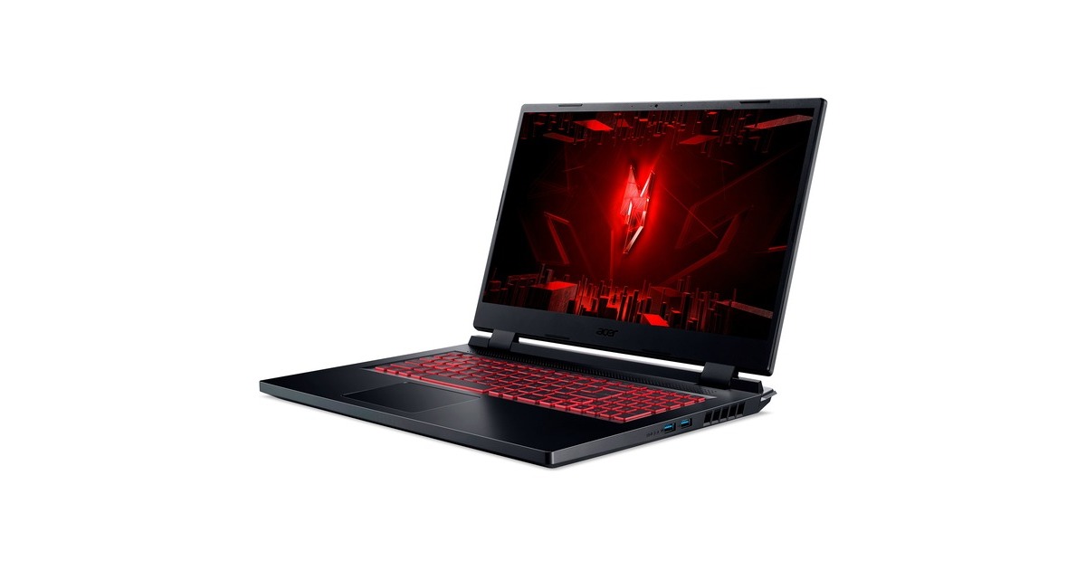 Acer Nitro 5 (AN517-55-54X4), Gaming-Notebook(schwarz, ohne Betriebssystem, 43.9 cm (17.3 Zoll) & 144 Hz Display, 512 GB SSD)