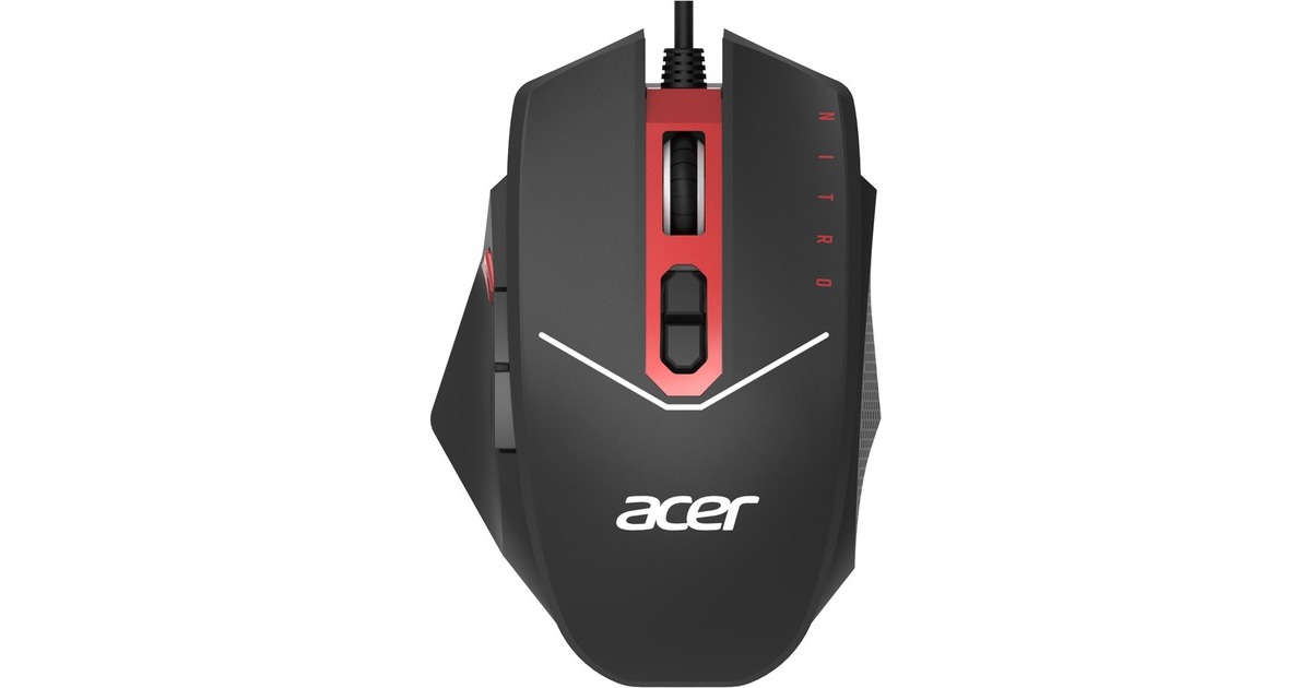 Acer Nitro, Gaming-Maus(schwarz/rot)