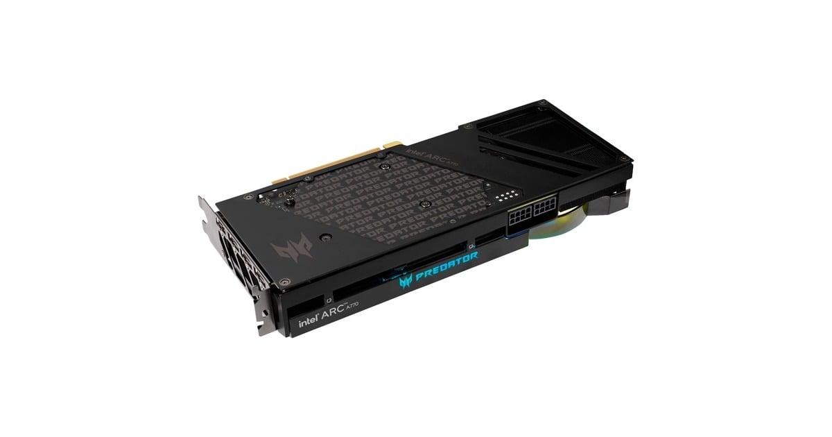 Acer PREDATOR BIFROST Intel® Arc A770 OC, Grafikkarte(Outlet) Acer PREDATOR BIFROST Intel® Arc A770 OC, Grafikkarte(Outlet)