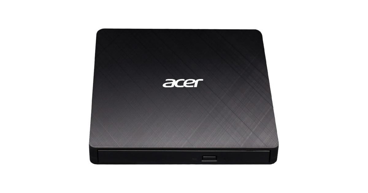 Acer Portable CD/DVD Writer, externer DVD-Brenner(schwarz)