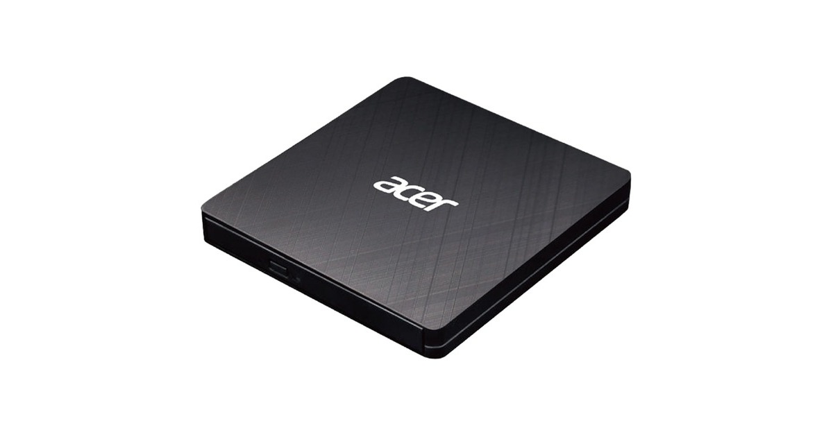 Acer Portable CD/DVD Writer, externer DVD-Brenner(schwarz)