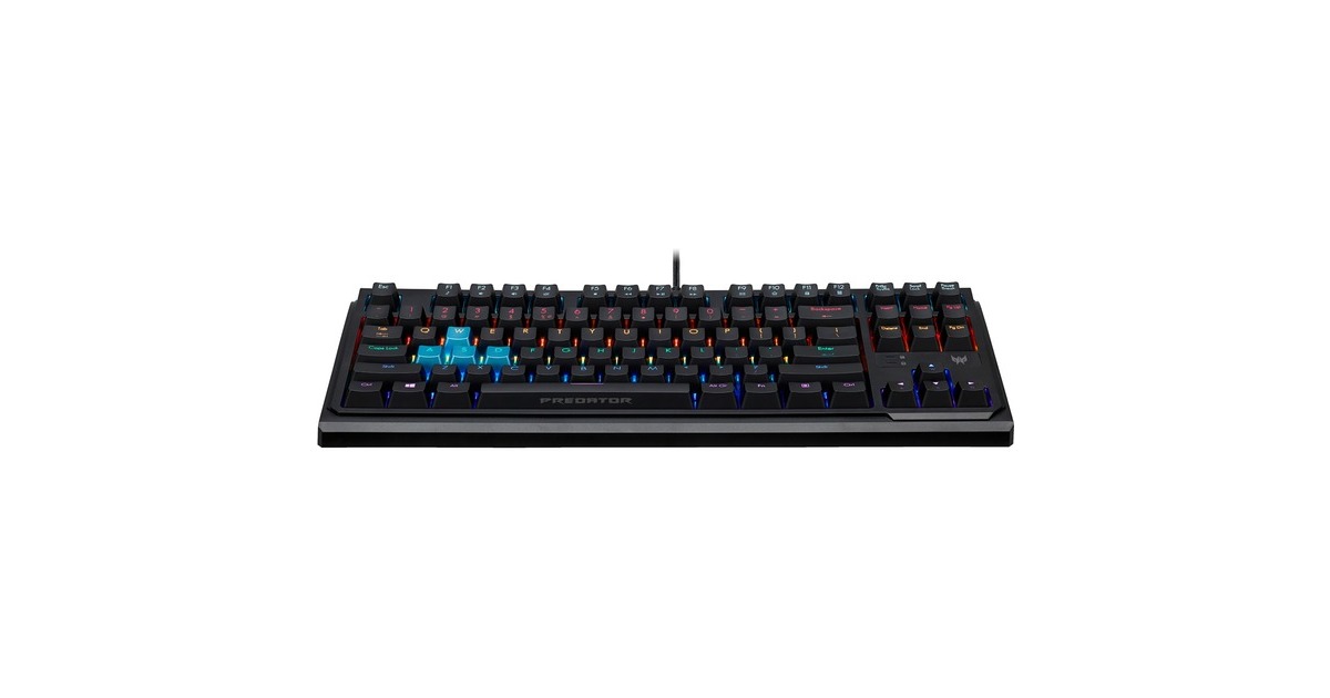 Acer Predator Aethon 301, Gaming-Tastatur(schwarz, DE-Layout, Gateron Blue)